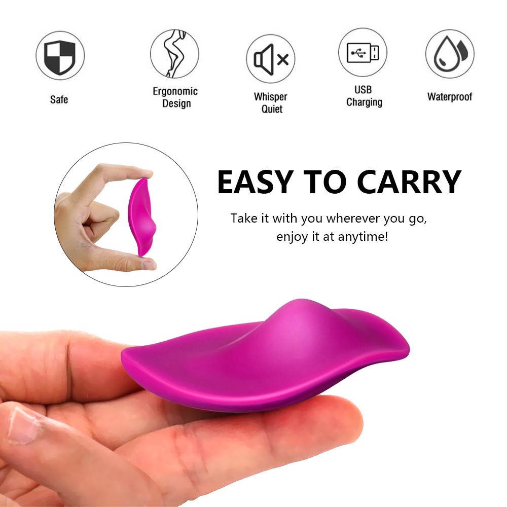 JIUAI Panties Vibrator Privacy Wearable Remote Vibrator Panty G Spot Massager Sex Toys For Women