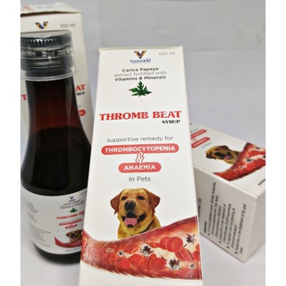 [ FC REYES AGRIVET ] 1BOTTLE THROMB BEAT SYRUP (100ML) / VITAMINS FOR DOGS AND CATS