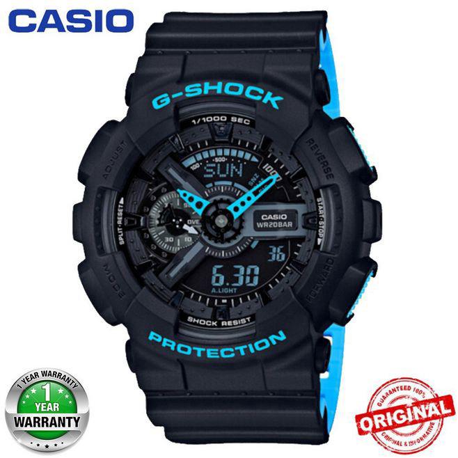 Casio G-Shock Men Watch GA-110 Panlalaking relo Analog Digital Dual Display Wrist Watch #2