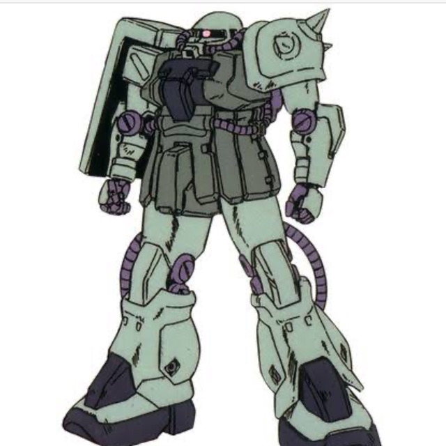 GUNDAM Zaku 2 fusion works bandai | Shopee Philippines