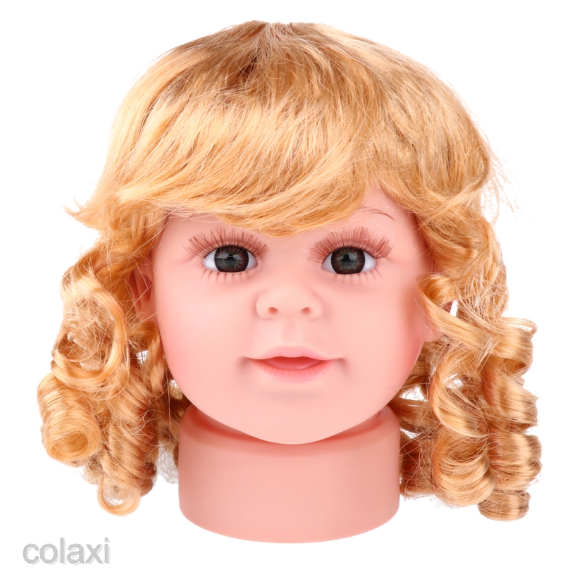 child long blonde wig