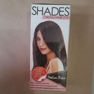 Shades Cream Hair Dye Medium Brown Shopee Philippines