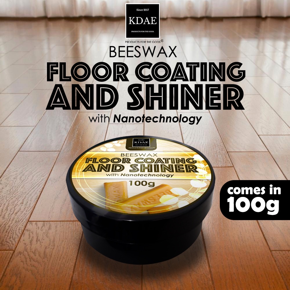 Beeswax Floor Coating and Shiner 100g (with Nanotech) By KDAE Products