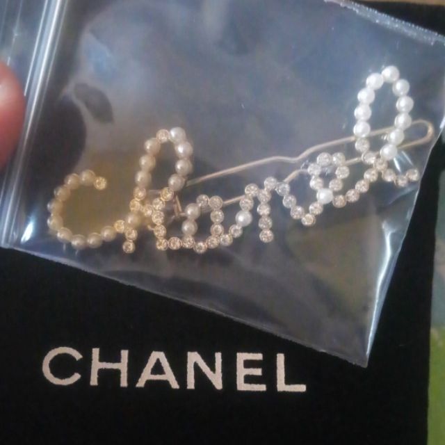 Chanel Cursive Hair Clip Last Piece