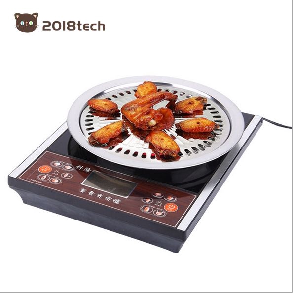 Smokeless Indoor Bbq Gas Grill Pan Barbeque Plate Kitchen Barbecue