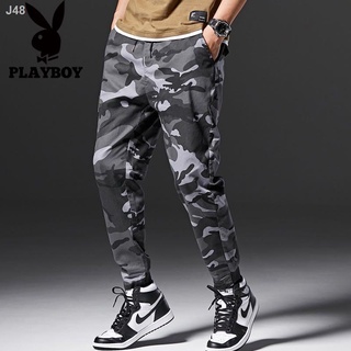 ∏Camouflage 6 Pocket Men Sweats Sports Fitness Men Pants Joggers Slim Fit Cargo Pants for Men New #4