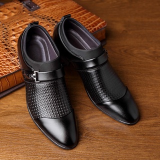 TOP MEN PH 2023High Quality Men's Leather Shoes PU Leather Material New Design Business Casual Style