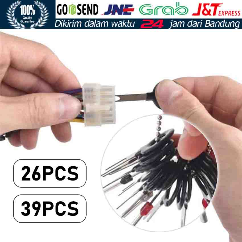 26pcs/39pcs Terminal Removal Tool Pin Extractor Kit Wiring Connector