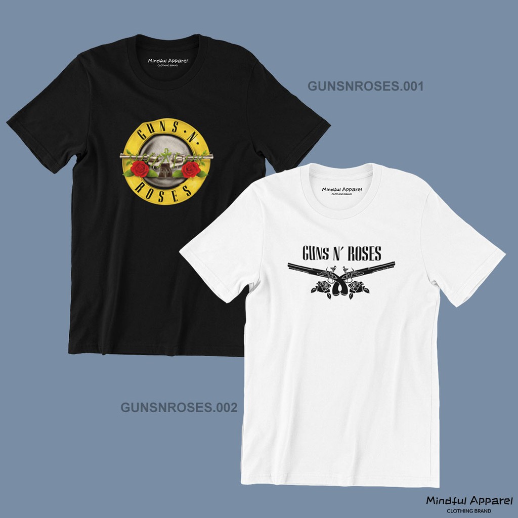 guns and roses graphic tee