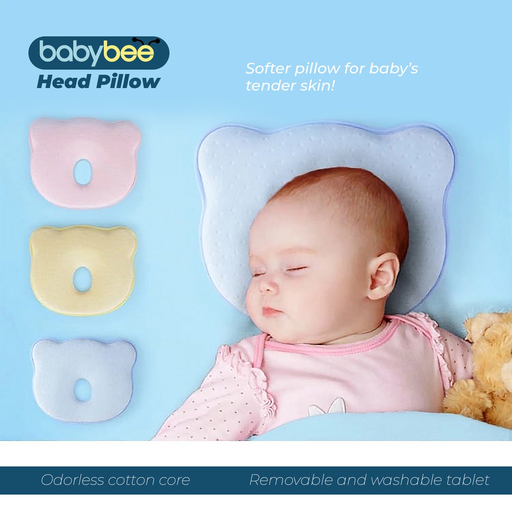 baby head shape pillow