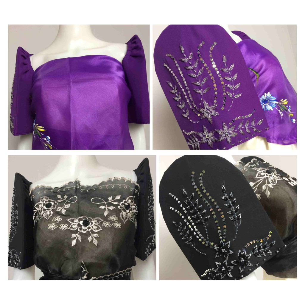 Modern Filipiniana Butterfly Sleeves DIY Detachable Lazada PH