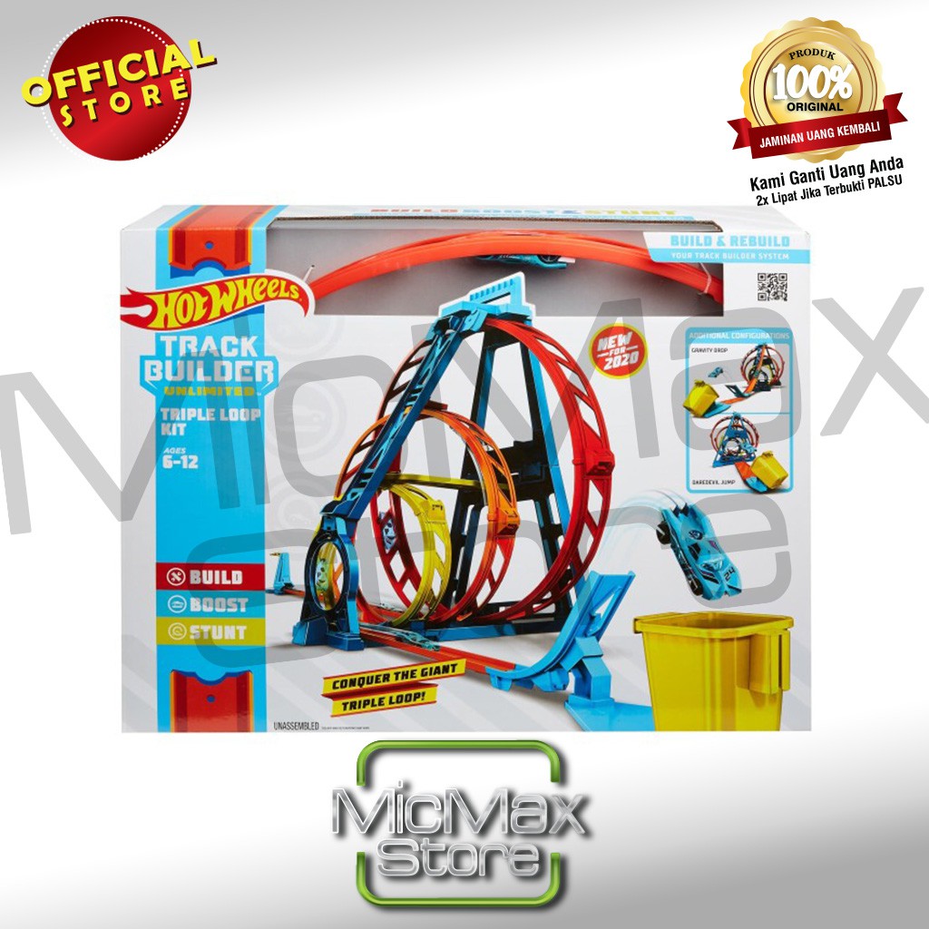 hot wheels triple loop kit