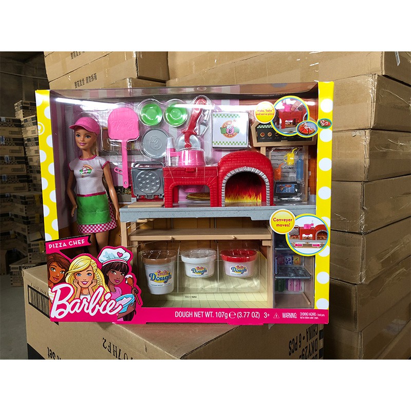 pizza barbie set