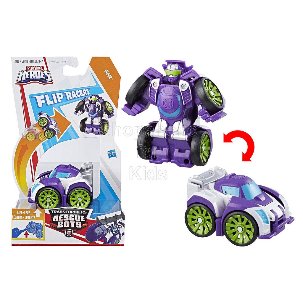 playskool transformers flip racers