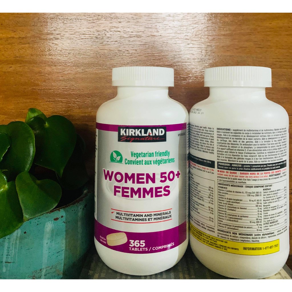 Kirkland Signature Multivitamin for Women 50+ 365 Tablets Shopee