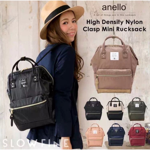 anello nylon backpack