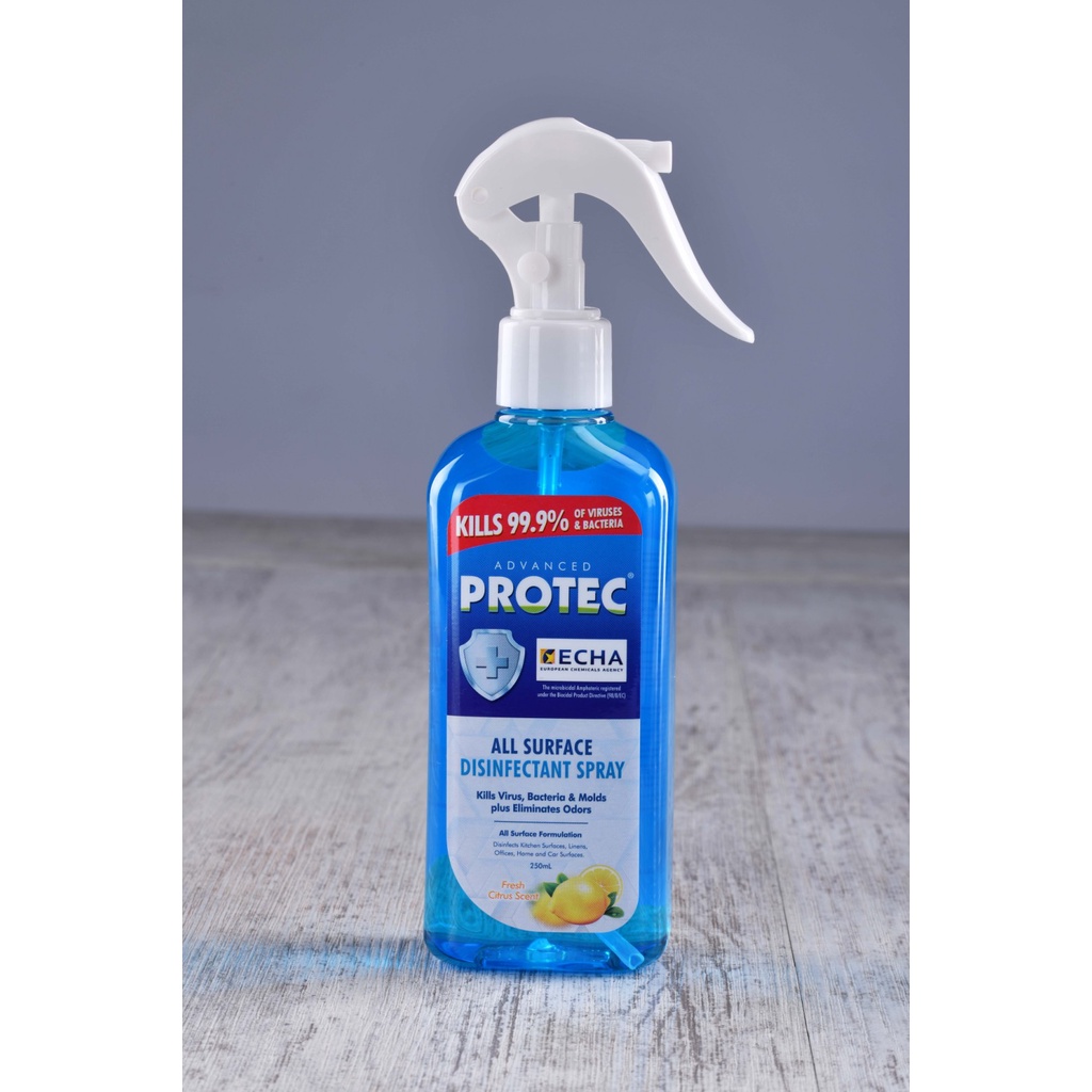 Advanced Protec All Surface Disinfectant Spray (Citrus) Shopee