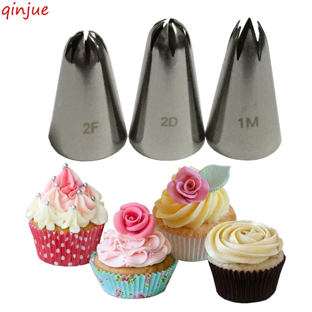 Russian Icing Piping Nozzles Cake Decorating Cupcake Tips Pastry Tool Set LS 