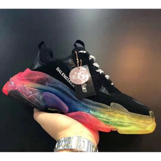 balenciaga triple s rainbow sole