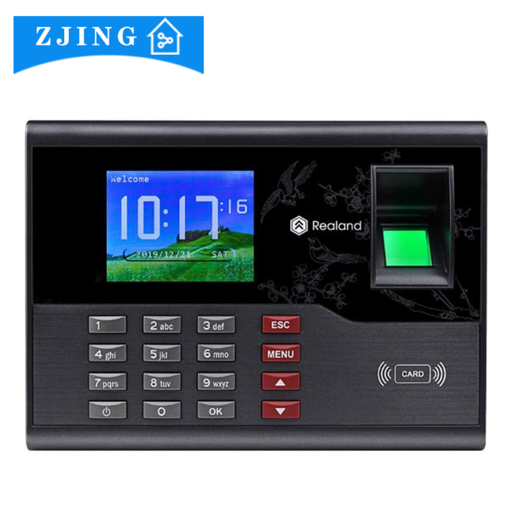 Realand Biometric Fingerprint Time Attendance Support Tcp Ip Network Rfid Card For Office Check