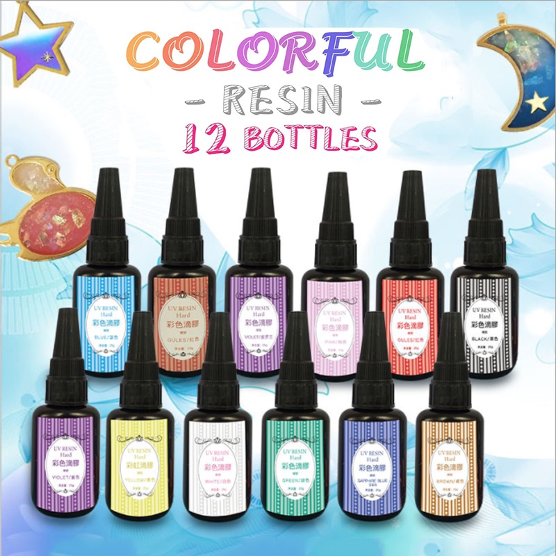 Colored UV Resin UV Light Curing Ultraviolet Cure Resin Hard Type