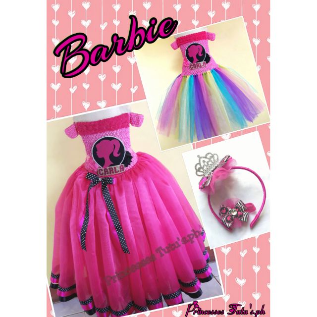 barbie theme party dress