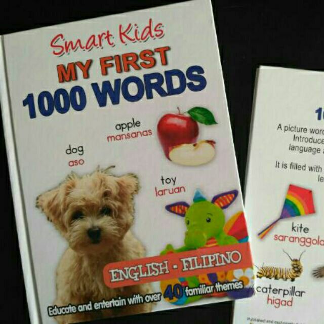 Smart Kids My First 1000 Words English Filipino Shopee Philippines