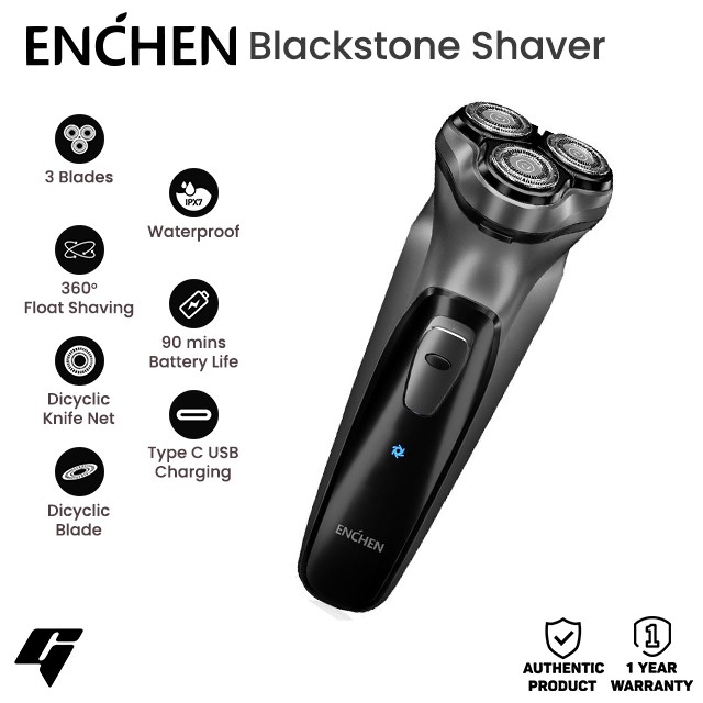 electric razor with trimmer