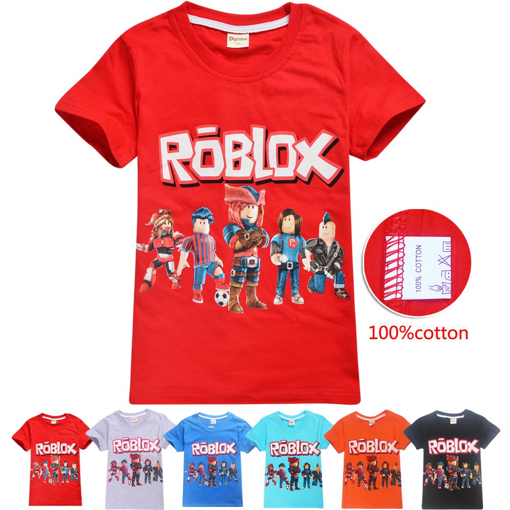 Roblox Boys T Shirt Lego Cartoon Print Kids Tops Christmas Shirt New Years Tees Big Boy Clothes Shopee Philippines - roblox shirt for kids