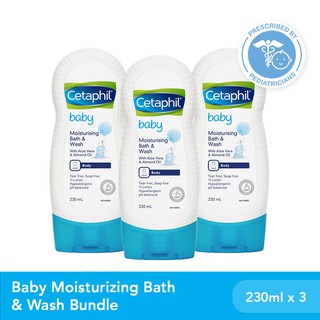 Cetaphil Baby Ultra Moisturizing Bath and Wash - 230ml x3 #3