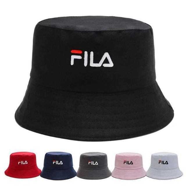 fila black bucket hat