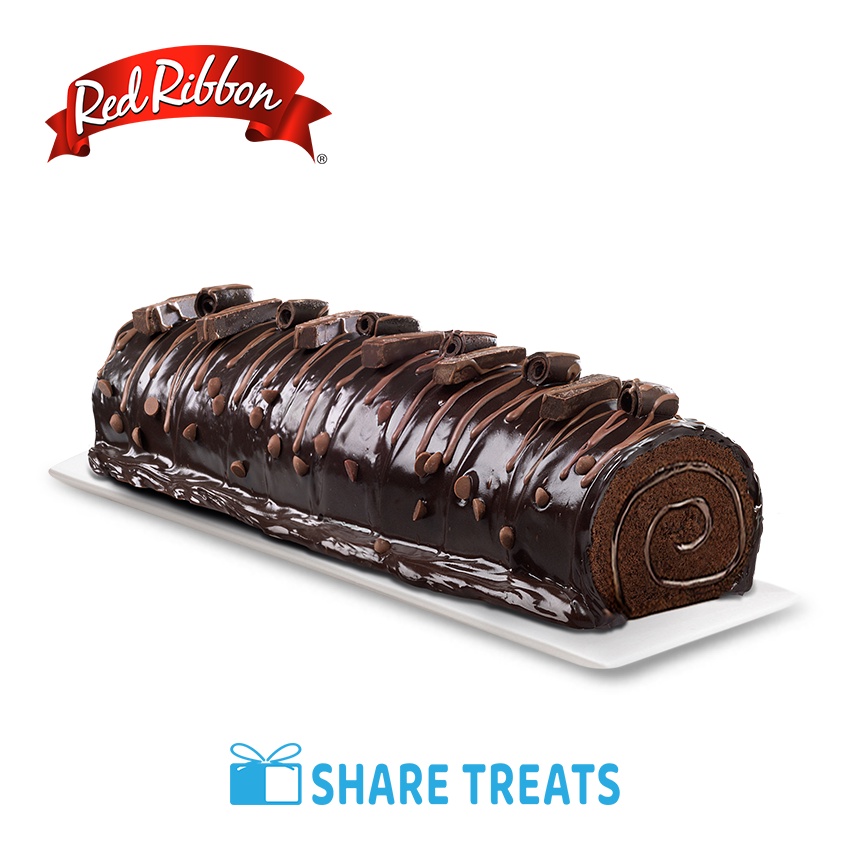 Red Ribbon Triple Chocolate Roll Full (SMS eVoucher) #1