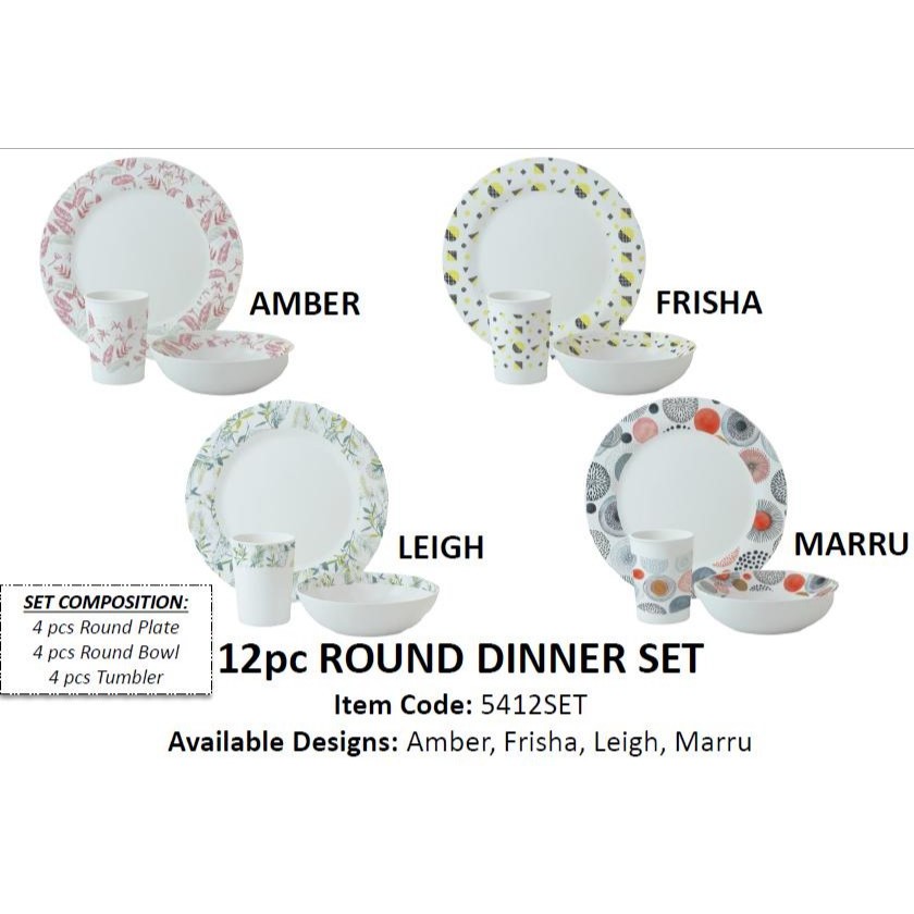 [MELAWARES] BESTWARE 12-PC DINNERWARE SET | Shopee Philippines