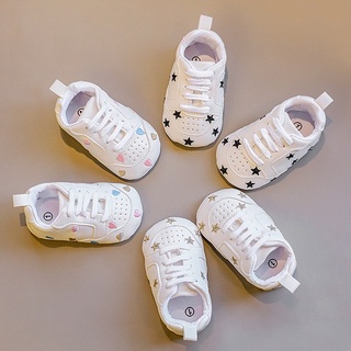 Newborn Baby Toddler Shoes Boys Girls Baby Shoes Leisure PU Sports Shoes Baby Baptism Shoes