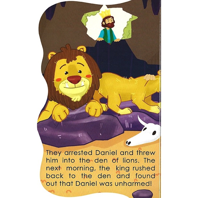 BABY BOOK SMART BABIES BIBLE STORIES With LENTICULAR DANIEL THE LIONS ...