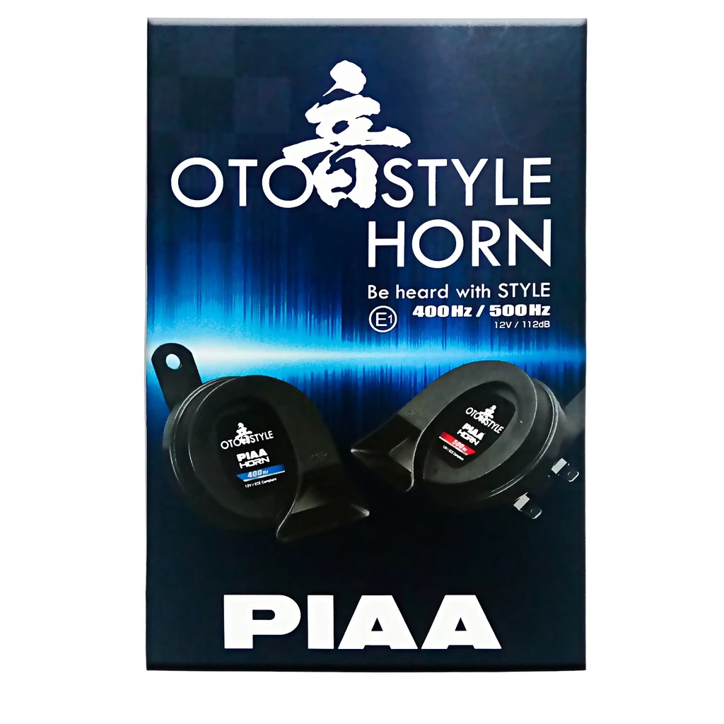 PIAA OTO STYLE 12V HORN 400HZ / 500HZ, HO14 POWER HORN Universal 2PCS