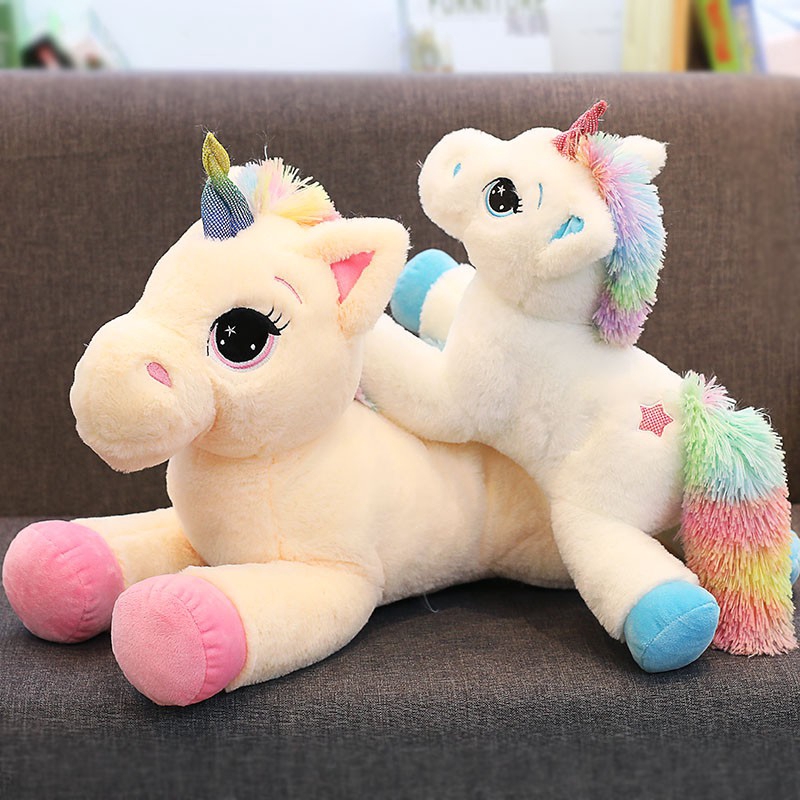 Unicorn Stuffed Plush Toy Cute Rainbow Unicorn Toys | Shopee Philippines