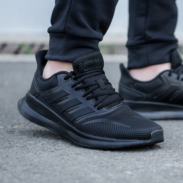 adidas runfalcon triple black