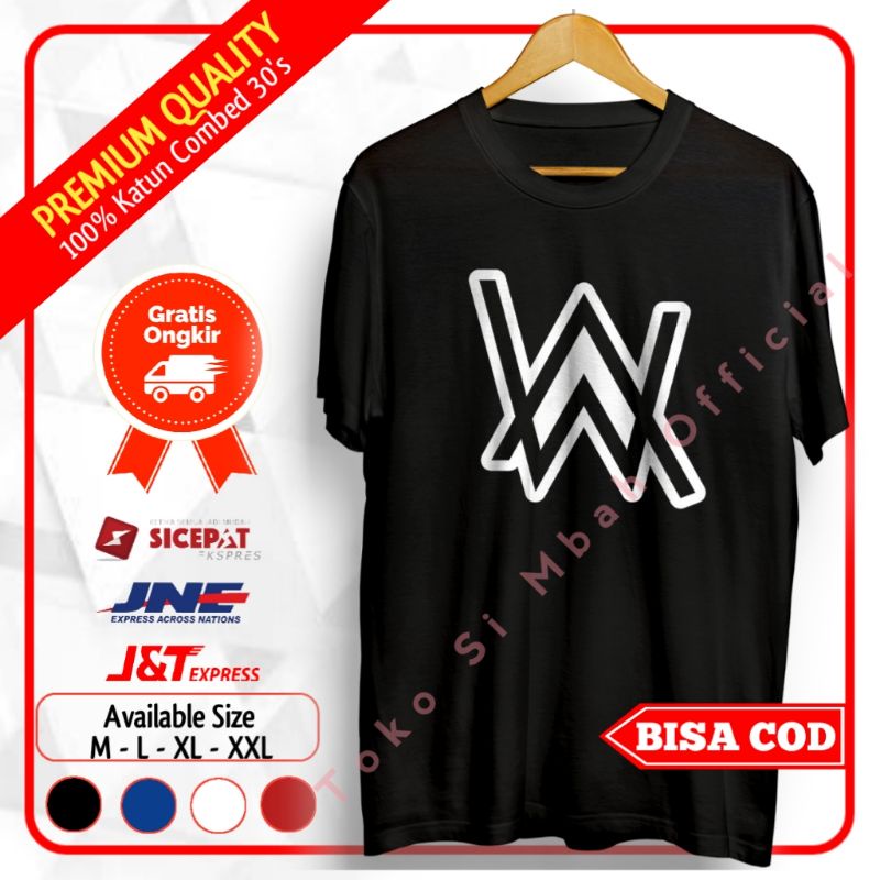 Distro T Shirt For Men Girls Alan Walker Cotton Combed 30s Shopee Philippines