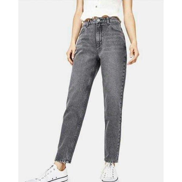 zara grey mom jeans
