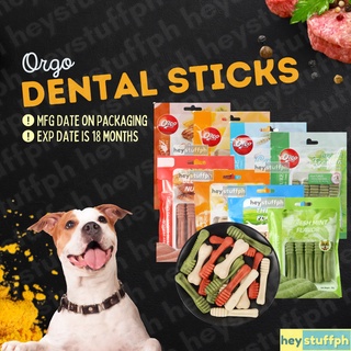 dog treat snack 90g Orgo Dog Dental Stick Dental Sticks Dental Care Flavored Dental Treat Dentastix #4