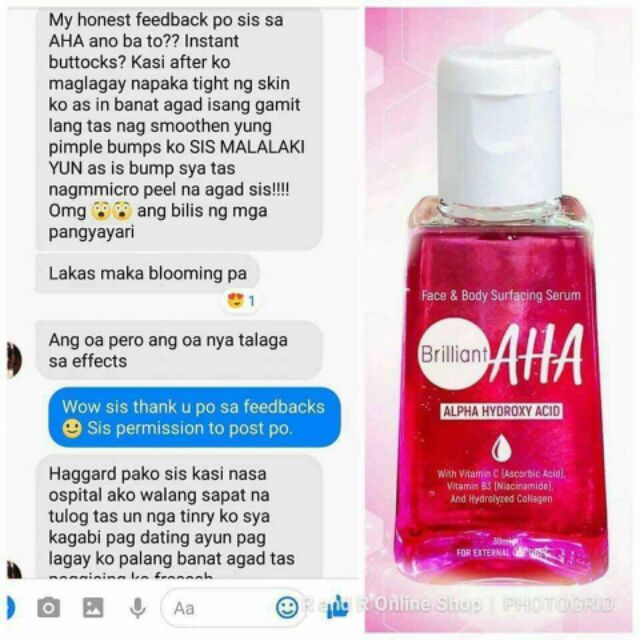 alpha hydroxy acid serum