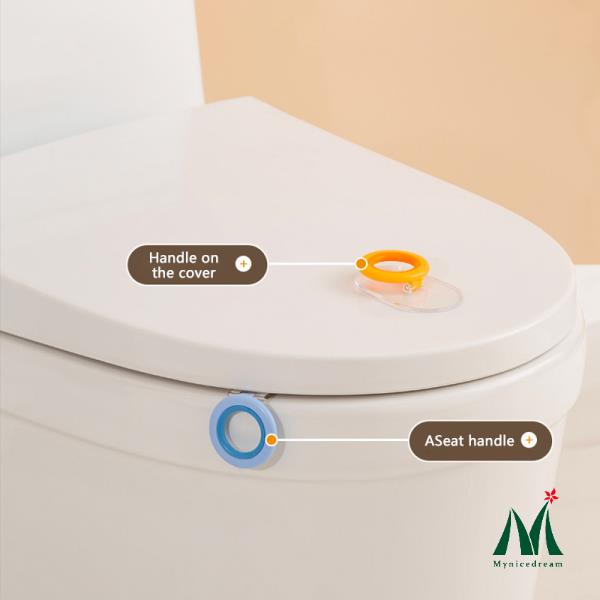 The toilet seat lift handle artifact uncovered device lift toilet seat