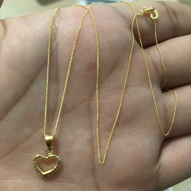 18K Saudi Gold Necklace Shopee Philippines