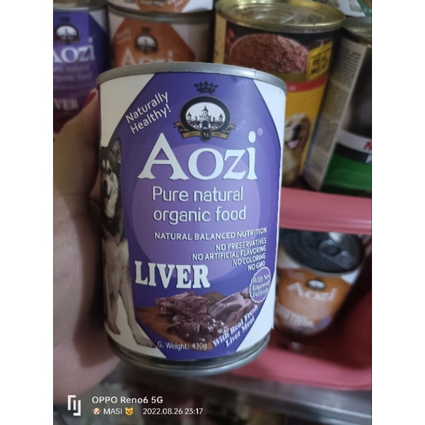 AOZI wet dog food in can 420g Shopee Philippines