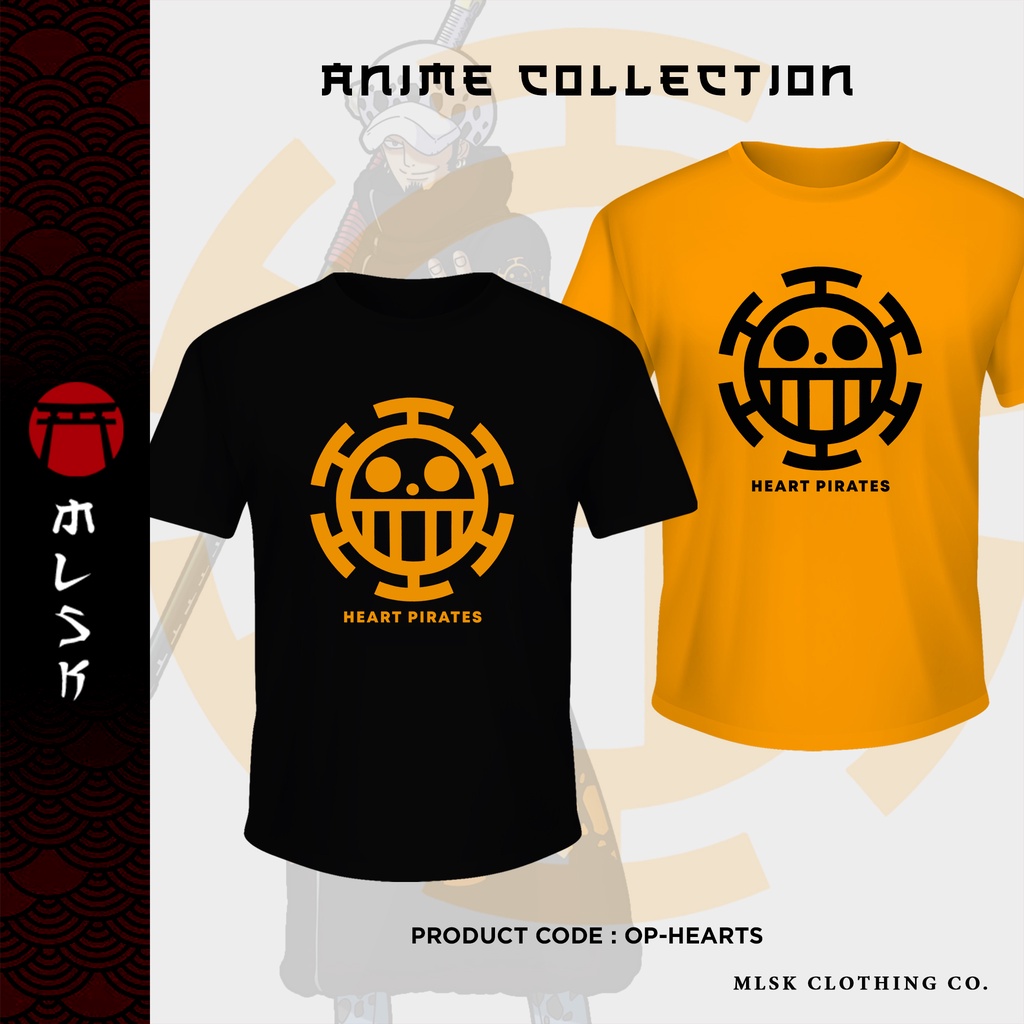 TRAFALGAR LAW SHIRT HEART PIRATES SHIRT | ONE PIECE ANIME SHIRT
