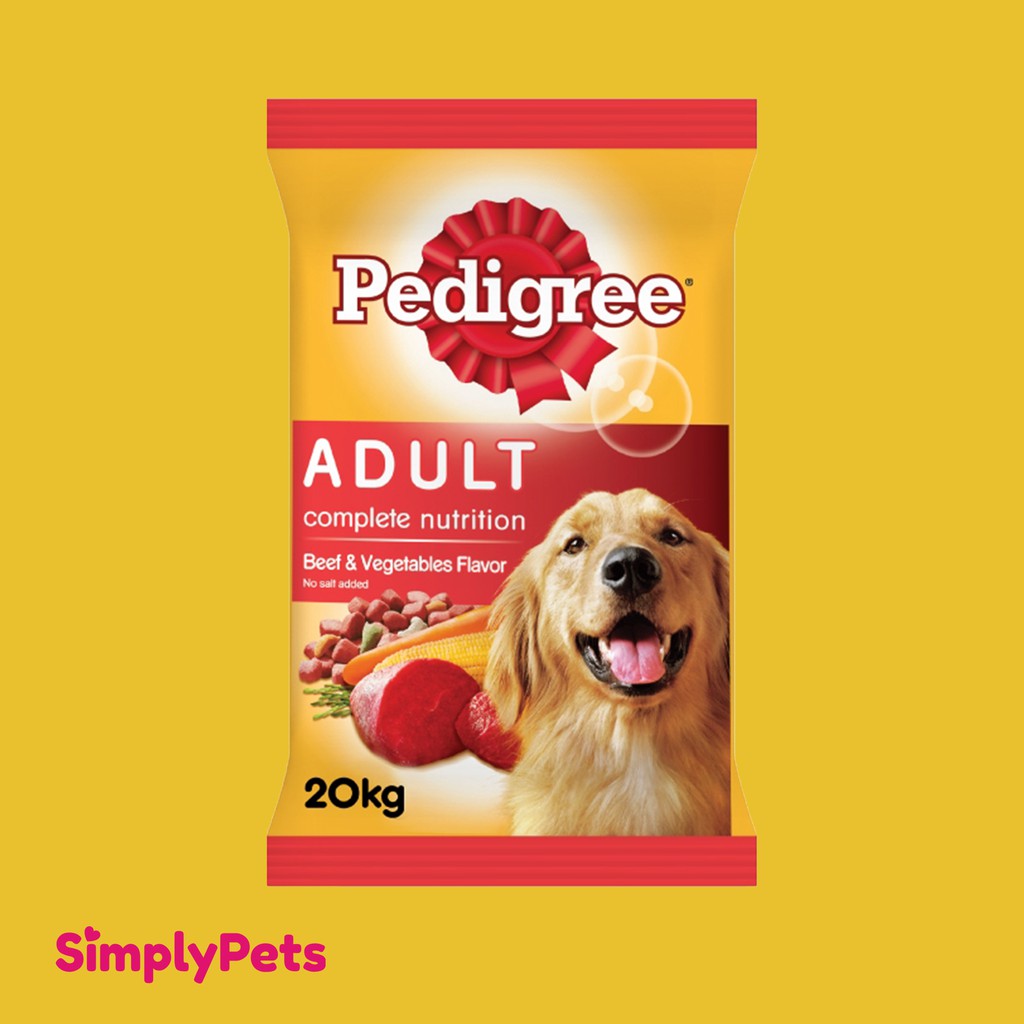 pedigree 20kg bag