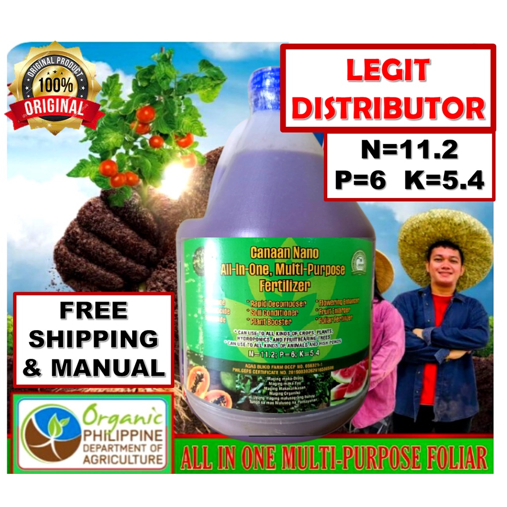 Canaan Nano Foliar Multi Purpose ferTilizeR plant booster FREE