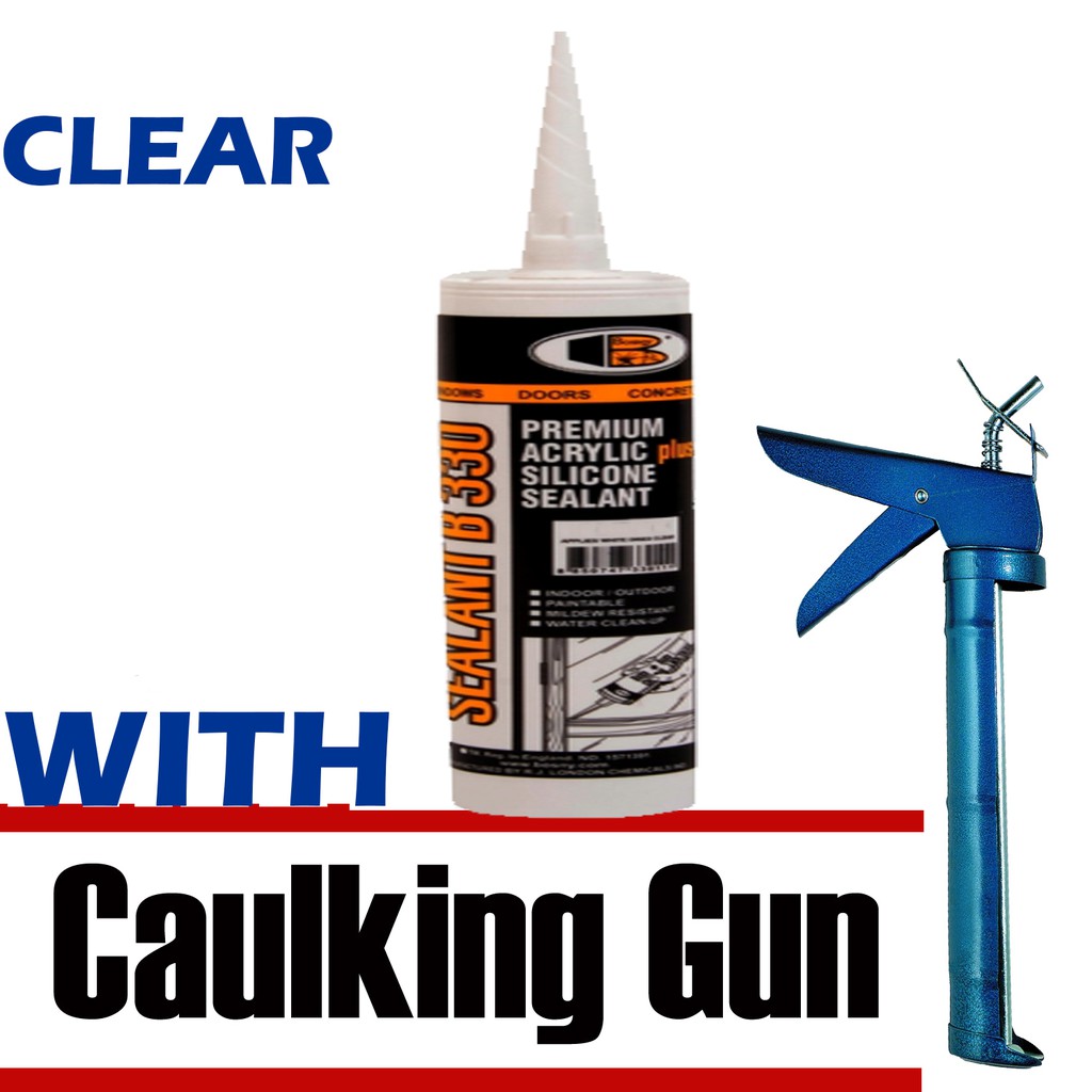 Bosny B330 Acrylic Silicon Sealant Paintable (CLEAR) Shopee Philippines