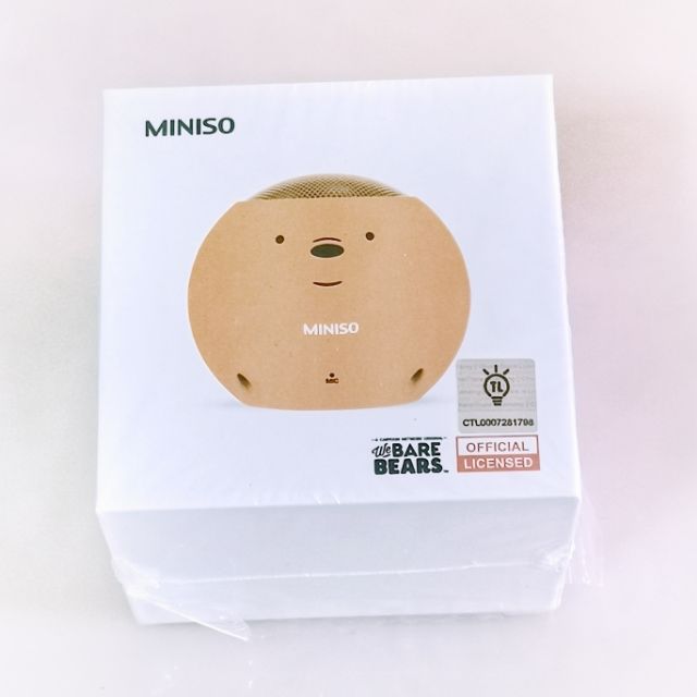 Miniso We Bare Bears Mini Wireless Speaker | Shopee Philippines